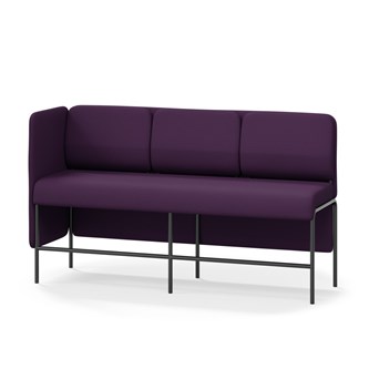 Adapt 180 sohva, matala selkänoja, sivupaneeli oikealla, ik 65, K 108