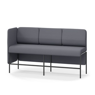 Adapt 180 sohva, matala selkänoja, sivupaneeli oikealla, ik 65, K 108