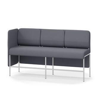 Adapt 180 sohva, matala selkänoja, sivupaneeli oikealla, ik 65, K 108