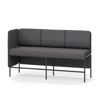 Adapt 180 sohva, matala selkänoja, sivupaneeli oikealla, ik 65, K 108