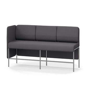 Adapt 180 sohva, matala selkänoja, sivupaneeli oikealla, ik 65, K 108