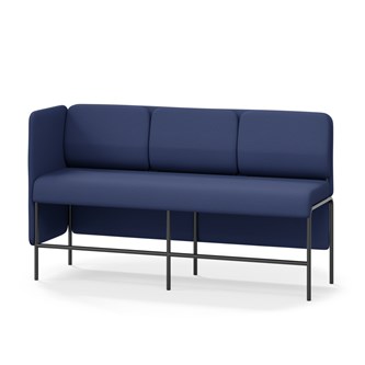 Adapt 180 sohva, matala selkänoja, sivupaneeli oikealla, ik 65, K 108