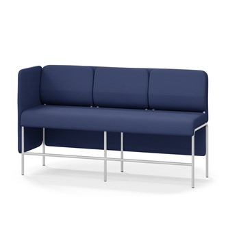 Adapt 180 sohva, matala selkänoja, sivupaneeli oikealla, ik 65, K 108