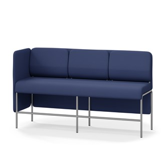 Adapt 180 sohva, matala selkänoja, sivupaneeli oikealla, ik 65, K 108