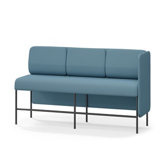 Adapt 180 sohva, matala selkänoja, sivupaneeli vasemmalla, ik 65, K 108