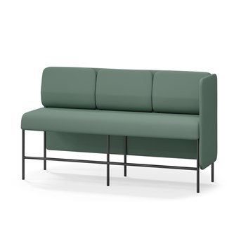 Adapt 180 sohva, matala selkänoja, sivupaneeli vasemmalla, ik 65, K 108