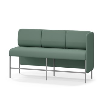 Adapt 180 sohva, matala selkänoja, sivupaneeli vasemmalla, ik 65, K 108