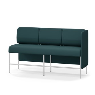 Adapt 180 sohva, matala selkänoja, sivupaneeli vasemmalla, ik 65, K 108