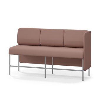 Adapt 180 sohva, matala selkänoja, sivupaneeli vasemmalla, ik 65, K 108