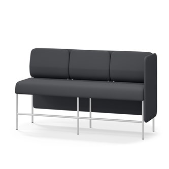 Adapt 180 sohva, matala selkänoja, sivupaneeli vasemmalla, ik 65, K 108