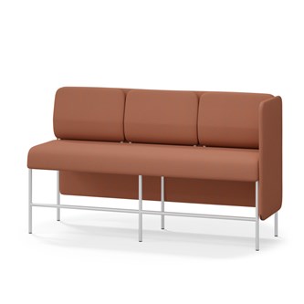 Adapt 180 sohva, matala selkänoja, sivupaneeli vasemmalla, ik 65, K 108