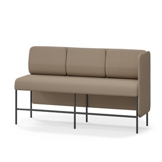 Adapt 180 sohva, matala selkänoja, sivupaneeli vasemmalla, ik 65, K 108