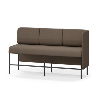 Adapt 180 sohva, matala selkänoja, sivupaneeli vasemmalla, ik 65, K 108