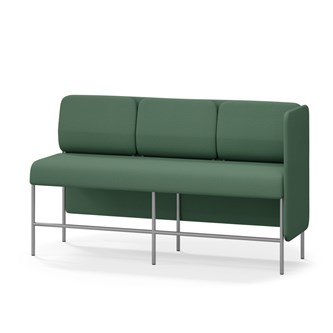 Adapt 180 sohva, matala selkänoja, sivupaneeli vasemmalla, ik 65, K 108