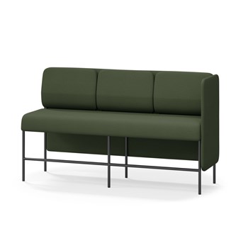 Adapt 180 sohva, matala selkänoja, sivupaneeli vasemmalla, ik 65, K 108
