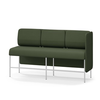 Adapt 180 sohva, matala selkänoja, sivupaneeli vasemmalla, ik 65, K 108