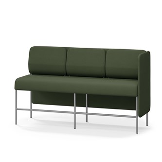 Adapt 180 sohva, matala selkänoja, sivupaneeli vasemmalla, ik 65, K 108