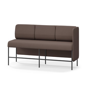 Adapt 180 sohva, matala selkänoja, sivupaneeli vasemmalla, ik 65, K 108