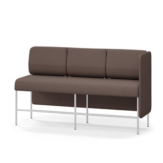 Adapt 180 sohva, matala selkänoja, sivupaneeli vasemmalla, ik 65, K 108