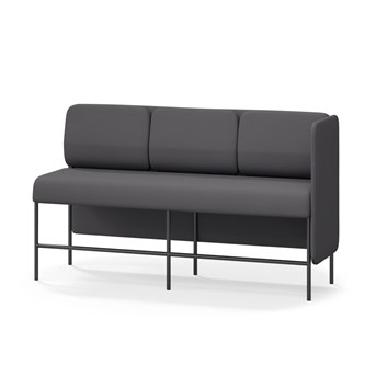 Adapt 180 sohva, matala selkänoja, sivupaneeli vasemmalla, ik 65, K 108