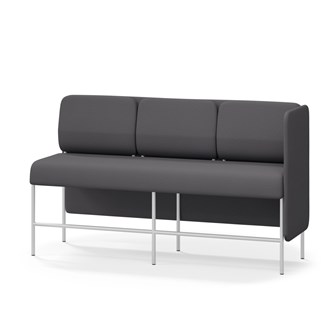Adapt 180 sohva, matala selkänoja, sivupaneeli vasemmalla, ik 65, K 108