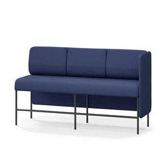 Adapt 180 sohva, matala selkänoja, sivupaneeli vasemmalla, ik 65, K 108