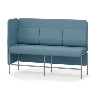 Adapt 180 sohva, medium selkänoja, sivupaneeli oikealla, ik 65, K 128