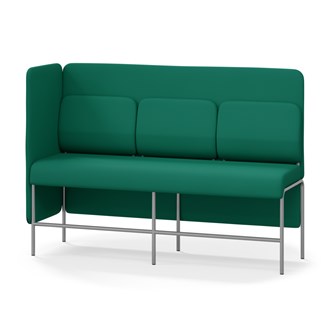 Adapt 180 sohva, medium selkänoja, sivupaneeli oikealla, ik 65, K 128