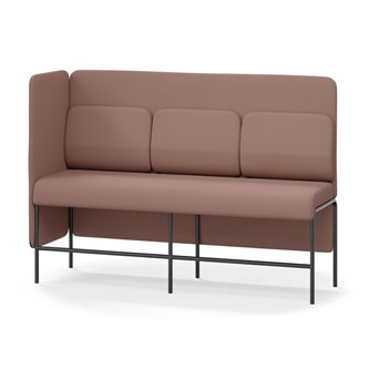 Adapt 180 sohva, medium selkänoja, sivupaneeli oikealla, ik 65, K 128