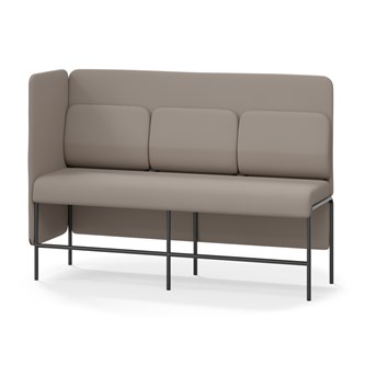 Adapt 180 sohva, medium selkänoja, sivupaneeli oikealla, ik 65, K 128