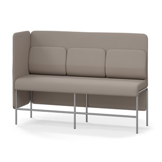 Adapt 180 sohva, medium selkänoja, sivupaneeli oikealla, ik 65, K 128