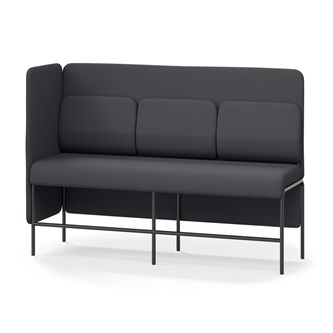 Adapt 180 sohva, medium selkänoja, sivupaneeli oikealla, ik 65, K 128