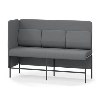 Adapt 180 sohva, medium selkänoja, sivupaneeli oikealla, ik 65, K 128