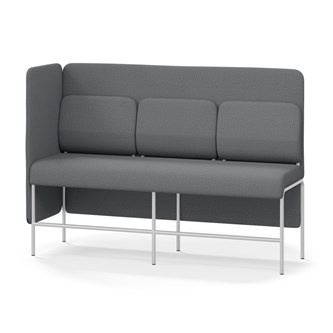 Adapt 180 sohva, medium selkänoja, sivupaneeli oikealla, ik 65, K 128