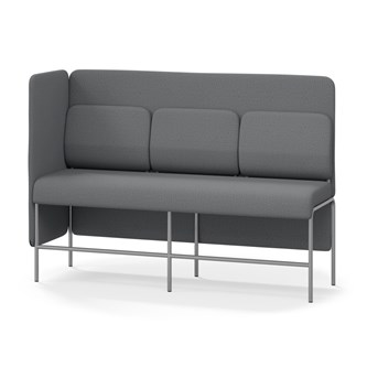 Adapt 180 sohva, medium selkänoja, sivupaneeli oikealla, ik 65, K 128