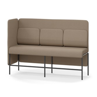 Adapt 180 sohva, medium selkänoja, sivupaneeli oikealla, ik 65, K 128
