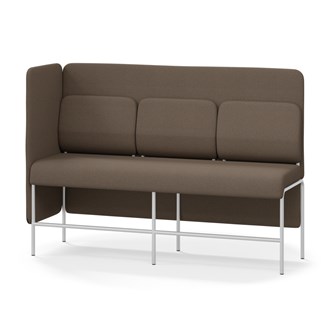Adapt 180 sohva, medium selkänoja, sivupaneeli oikealla, ik 65, K 128