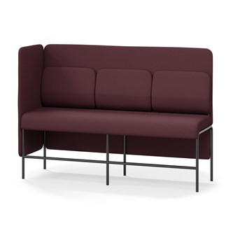 Adapt 180 sohva, medium selkänoja, sivupaneeli oikealla, ik 65, K 128
