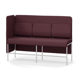 Adapt 180 sohva, medium selkänoja, sivupaneeli oikealla, ik 65, K 128