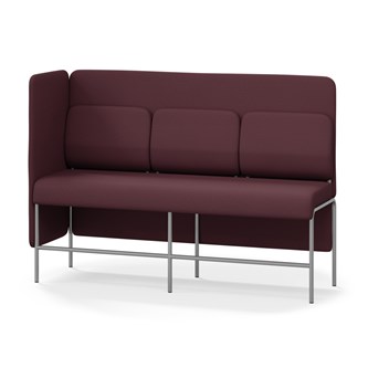 Adapt 180 sohva, medium selkänoja, sivupaneeli oikealla, ik 65, K 128