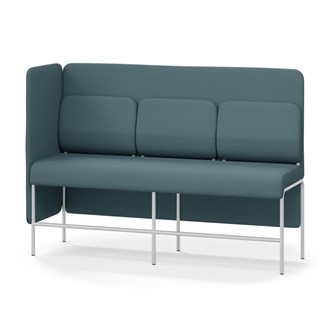 Adapt 180 sohva, medium selkänoja, sivupaneeli oikealla, ik 65, K 128