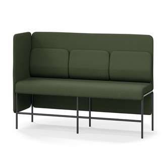 Adapt 180 sohva, medium selkänoja, sivupaneeli oikealla, ik 65, K 128