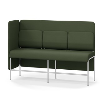 Adapt 180 sohva, medium selkänoja, sivupaneeli oikealla, ik 65, K 128