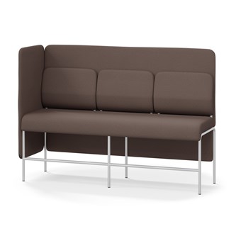 Adapt 180 sohva, medium selkänoja, sivupaneeli oikealla, ik 65, K 128