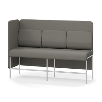 Adapt 180 sohva, medium selkänoja, sivupaneeli oikealla, ik 65, K 128