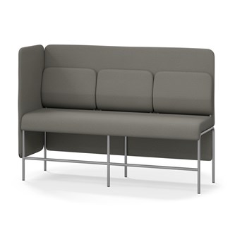 Adapt 180 sohva, medium selkänoja, sivupaneeli oikealla, ik 65, K 128
