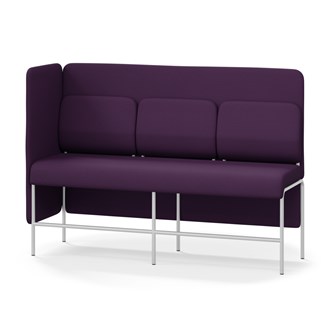 Adapt 180 sohva, medium selkänoja, sivupaneeli oikealla, ik 65, K 128
