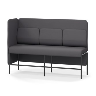 Adapt 180 sohva, medium selkänoja, sivupaneeli oikealla, ik 65, K 128