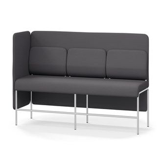 Adapt 180 sohva, medium selkänoja, sivupaneeli oikealla, ik 65, K 128