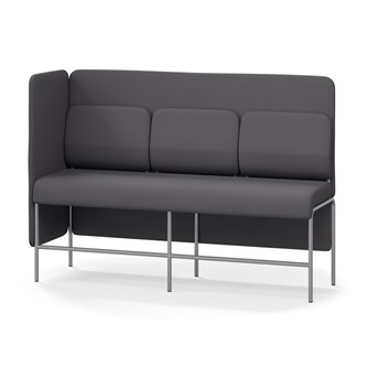 Adapt 180 sohva, medium selkänoja, sivupaneeli oikealla, ik 65, K 128